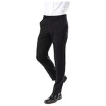 Uominitaliani Gray Wool Men's Pants Uominitaliani Black