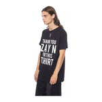 Nicolo Tonetto Black Cotton Men T-Shirt Nicolo Tonetto Wheat