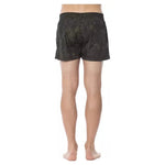 Roberto Cavalli Sport Army Polyester Men Swimwear RO-13748-IT46 | S