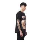 Nicolo Tonetto Black Cotton Men T-Shirt Nicolo Tonetto Tan