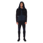 Nicolo Tonetto Black Wool Men's Hooded Jacket Coats & Jackets Nicolo Tonetto Black