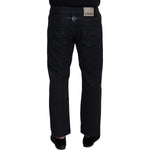 John Galliano Black Cotton Back Buckle Casual Denim Jeans PAN72965-44