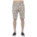 PT Torino Beige Cotton Men Bermuda Short Shorts PT Torino Rosy Brown