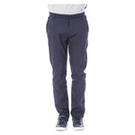 Verri Blue Polyester Men's Pant Verri Dark Slate Gray