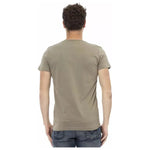 Trussardi Action Brown Cotton Men T-Shirt TR-22825-L