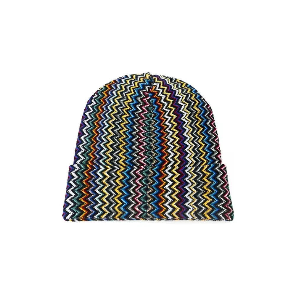 Missoni Multicolor Wool Men Hat MI-22441-UNI