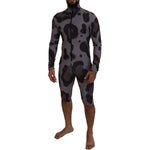 Dolce & Gabbana Gray Patterned Polyester Wetsuit Swimwear TSH83591 - 48