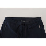 Dolce & Gabbana Blue Mens Sport Cotton Sweatpants Pants PAN74583-44