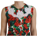 Dolce & Gabbana White Floral Wool Lace Vest Tank Top TSH8079-38