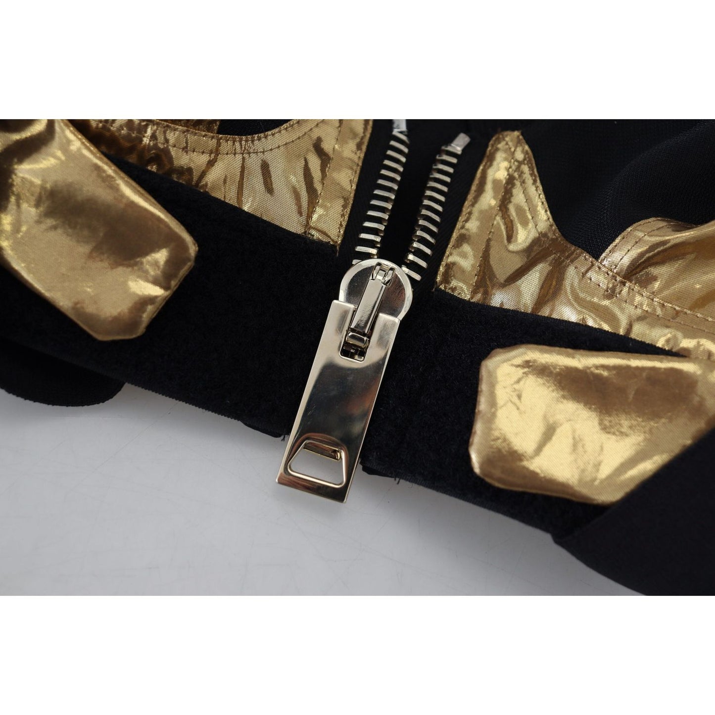 Dolce & Gabbana Black Gold Sleeveless Cropped Bustier Top TSH83768- 40