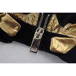 Dolce & Gabbana Black Gold Sleeveless Cropped Bustier Top TSH83768- 40