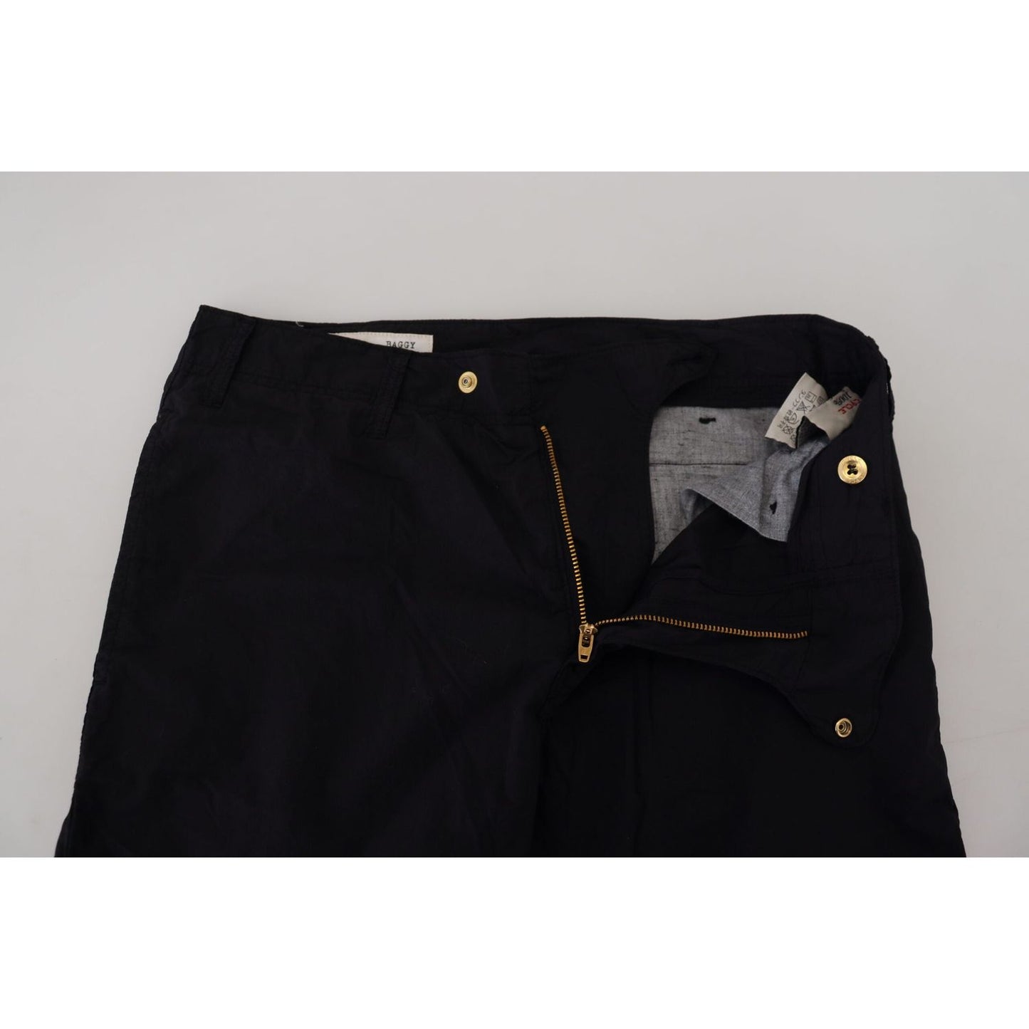 CYCLE Black Cotton Baggy High Waist Women Pants PAN74113-28