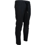 Dolce & Gabbana Elegant Grey Cotton Joggers for Men Dolce & Gabbana Black