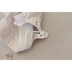 Dondup White High Waist Tapered Women Pants PAN71124-38