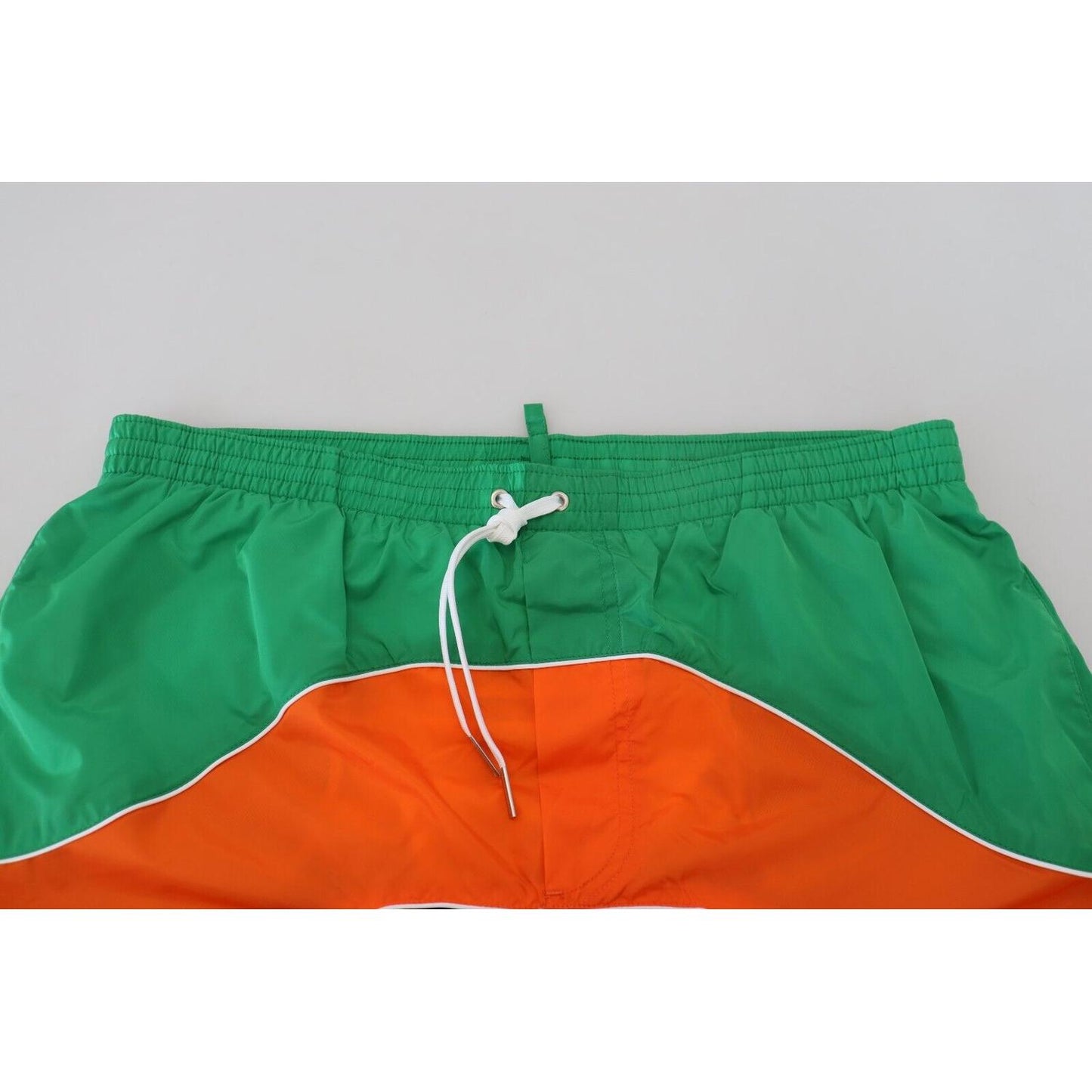 Dsquared² Multicolor Logo Print Men Beachwear Swimwear Short BIK1662- 48