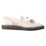 Dolce & Gabbana Ivory Suede Leather Men Espadrille Shoes MV5029-43