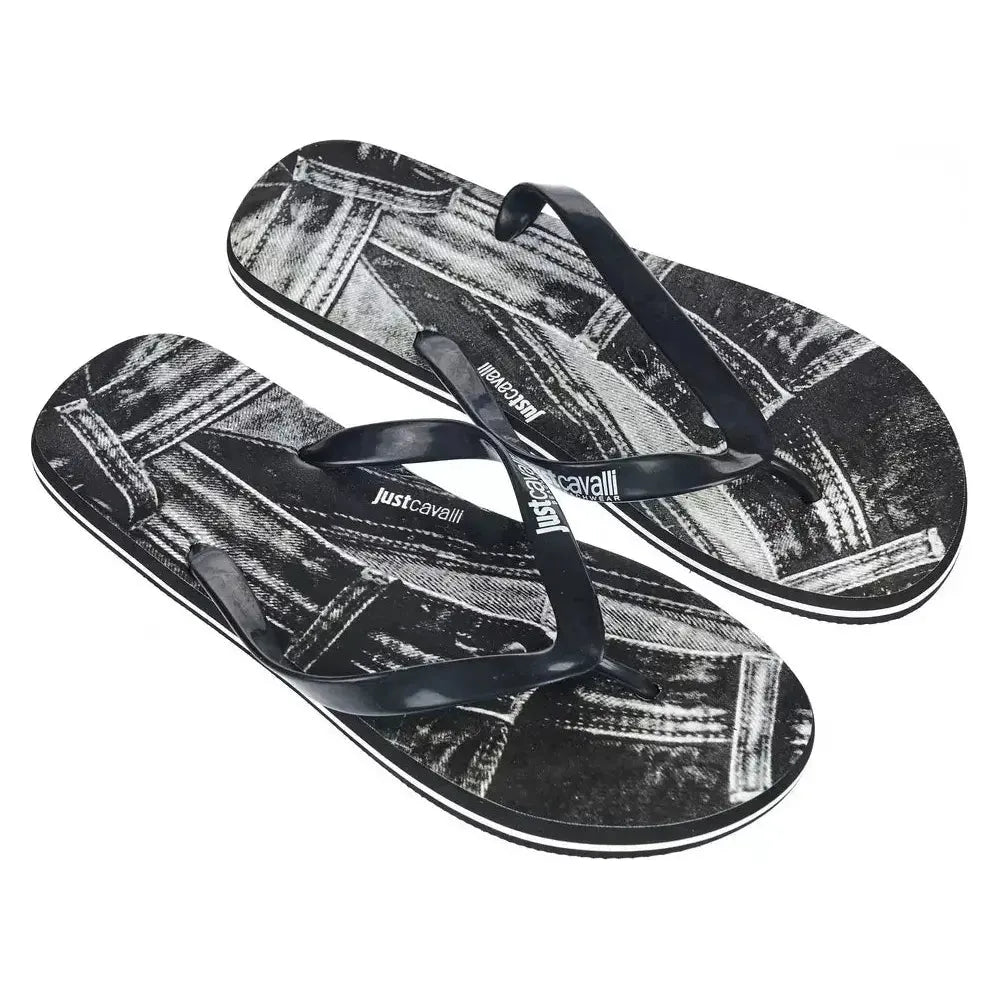 Just Cavalli Black EVA Men's Sandal JU-22576-EU43/US10