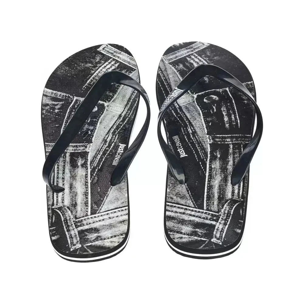 Just Cavalli Black EVA Men's Sandal JU-22576-EU43/US10