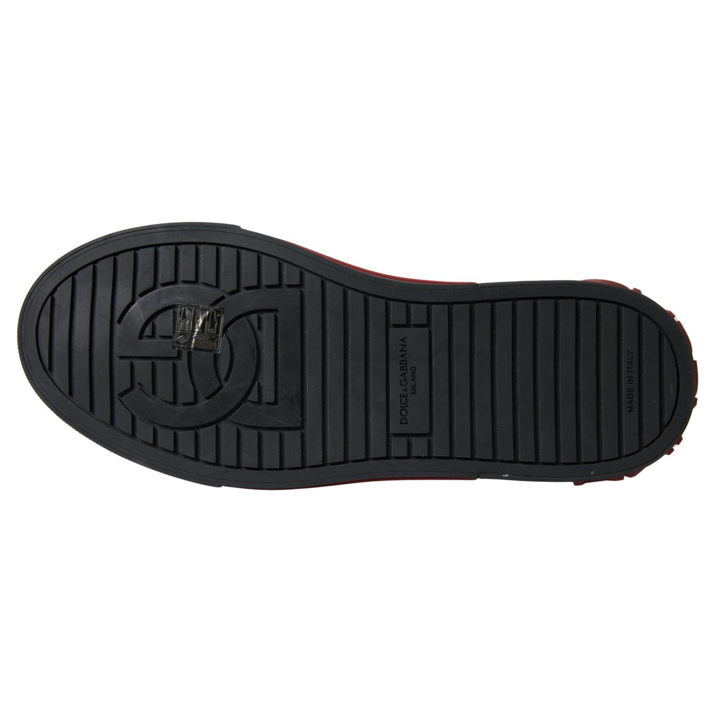 Dolce & Gabbana Red Black Leopard Loafers Sneakers Shoes MV5090-39