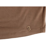 John Galliano Elegant Short-Sleeved Brown Rayon Top John Galliano Dim Gray