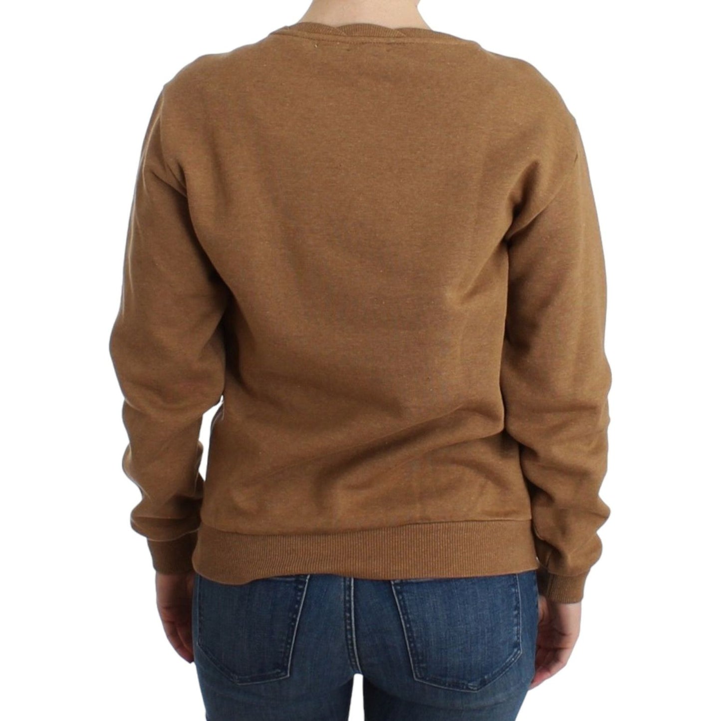 John Galliano Brown Crewneck Cotton Sweater SIG12072-2
