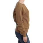 John Galliano Brown Crewneck Cotton Sweater SIG12072-2