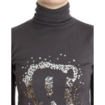 John Galliano Brown turtleneck cotton sweater SIG11968-2