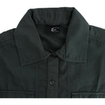 Cavalli Elegant Gray Cotton Button Down Shirt Cavalli Dark Slate Gray