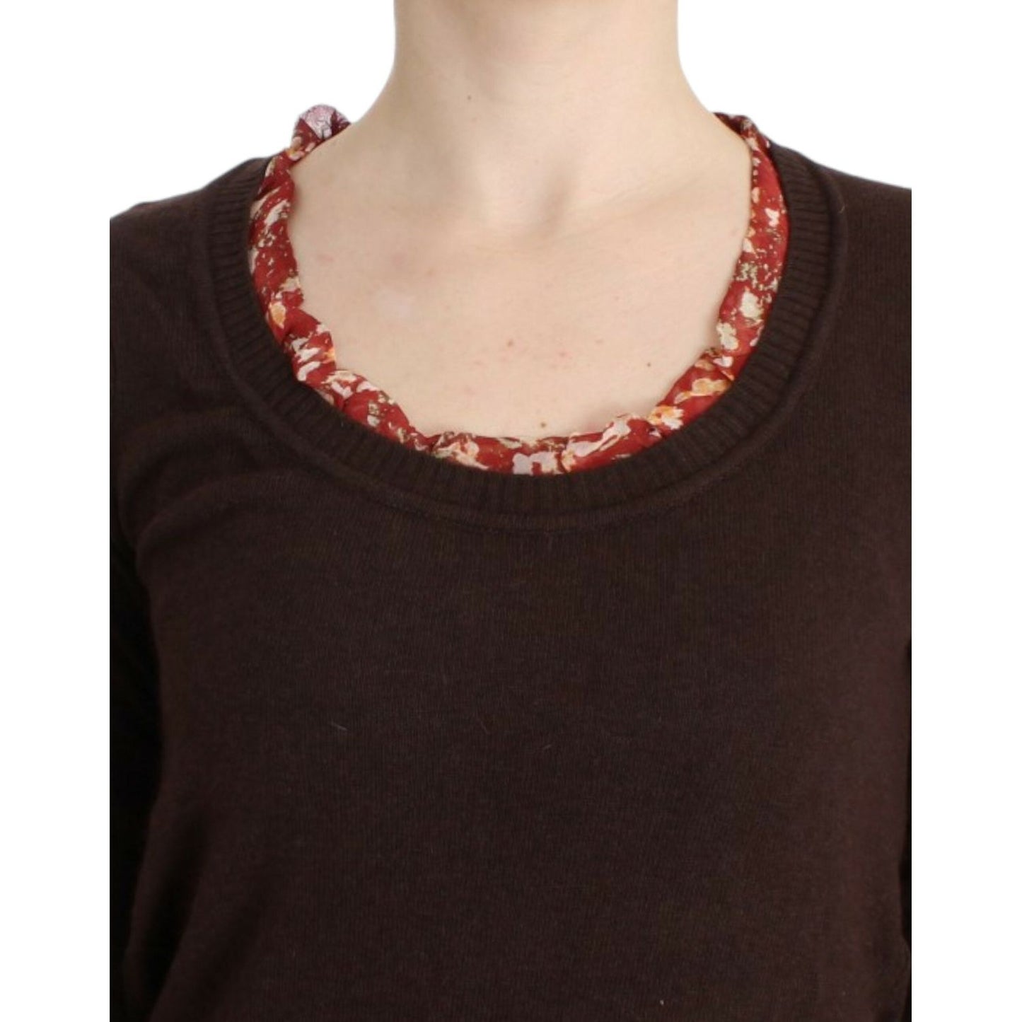 Cavalli Brown crewneck sweater SIG11984-1
