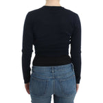 Cavalli Black cropped wool cardigan SIG11847-3