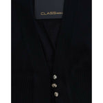 Cavalli Black cropped wool cardigan SIG11847-3