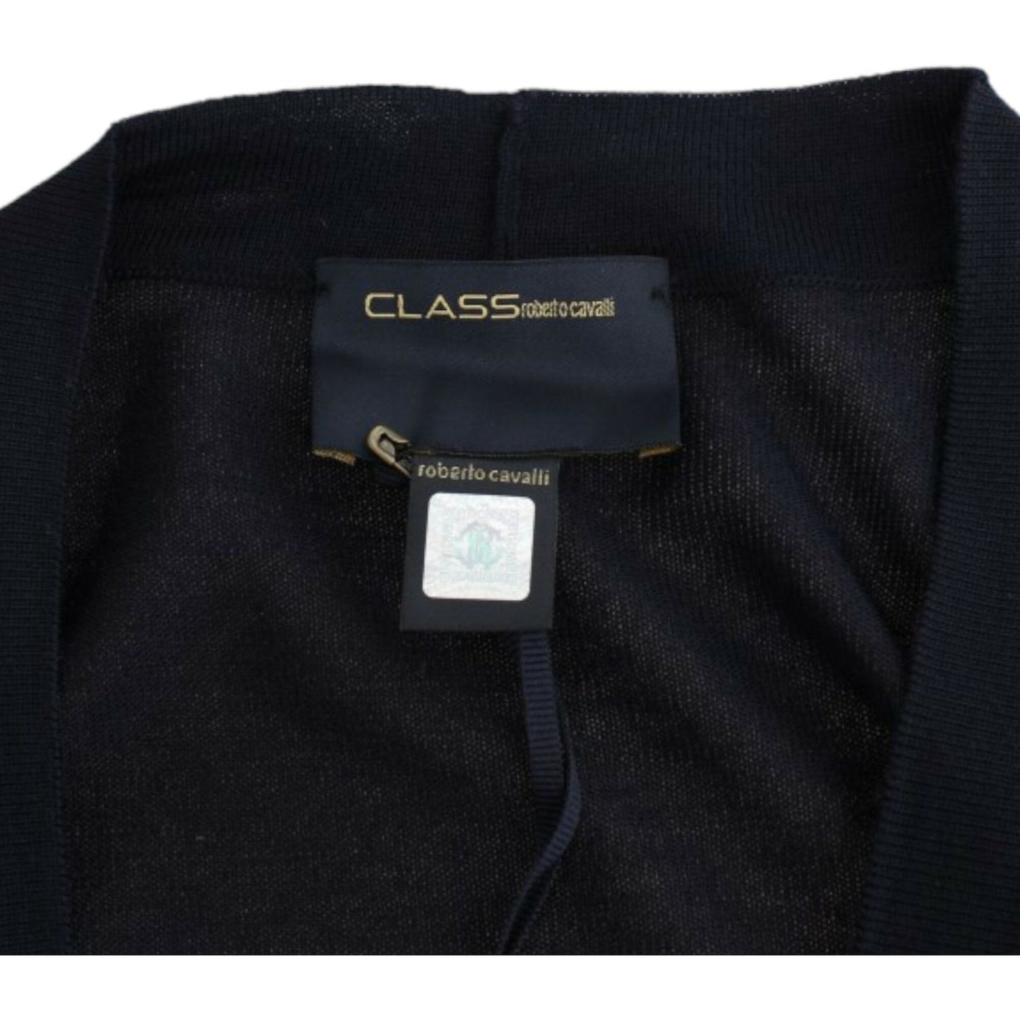 Cavalli Black cropped wool cardigan SIG11847-3