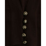 Cavalli Brown cropped wool cardigan SIG11622-3