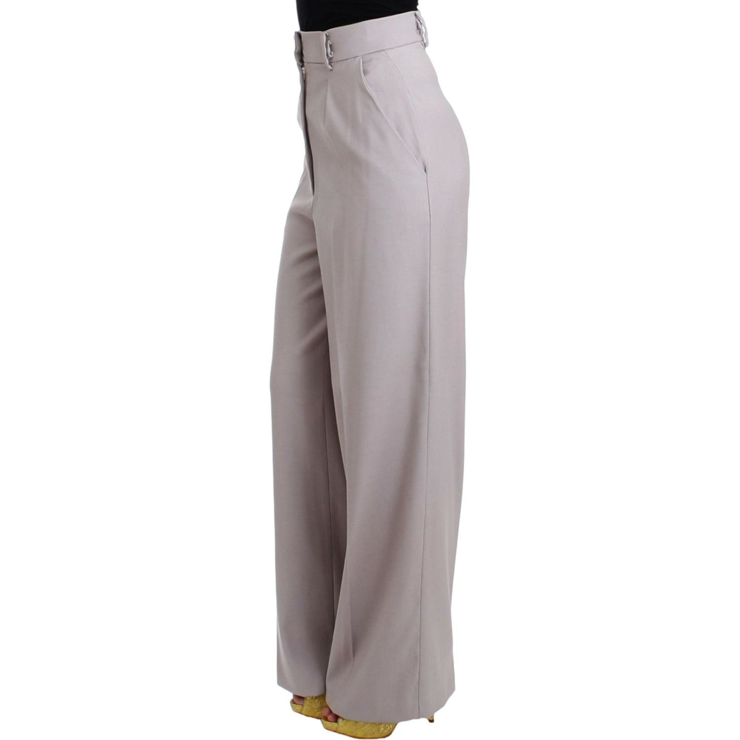 Cavalli Gray high waist pants SIG11825-1