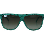 Dolce & Gabbana Green Stars Acetate Square Shades Sunglasses GLA1162