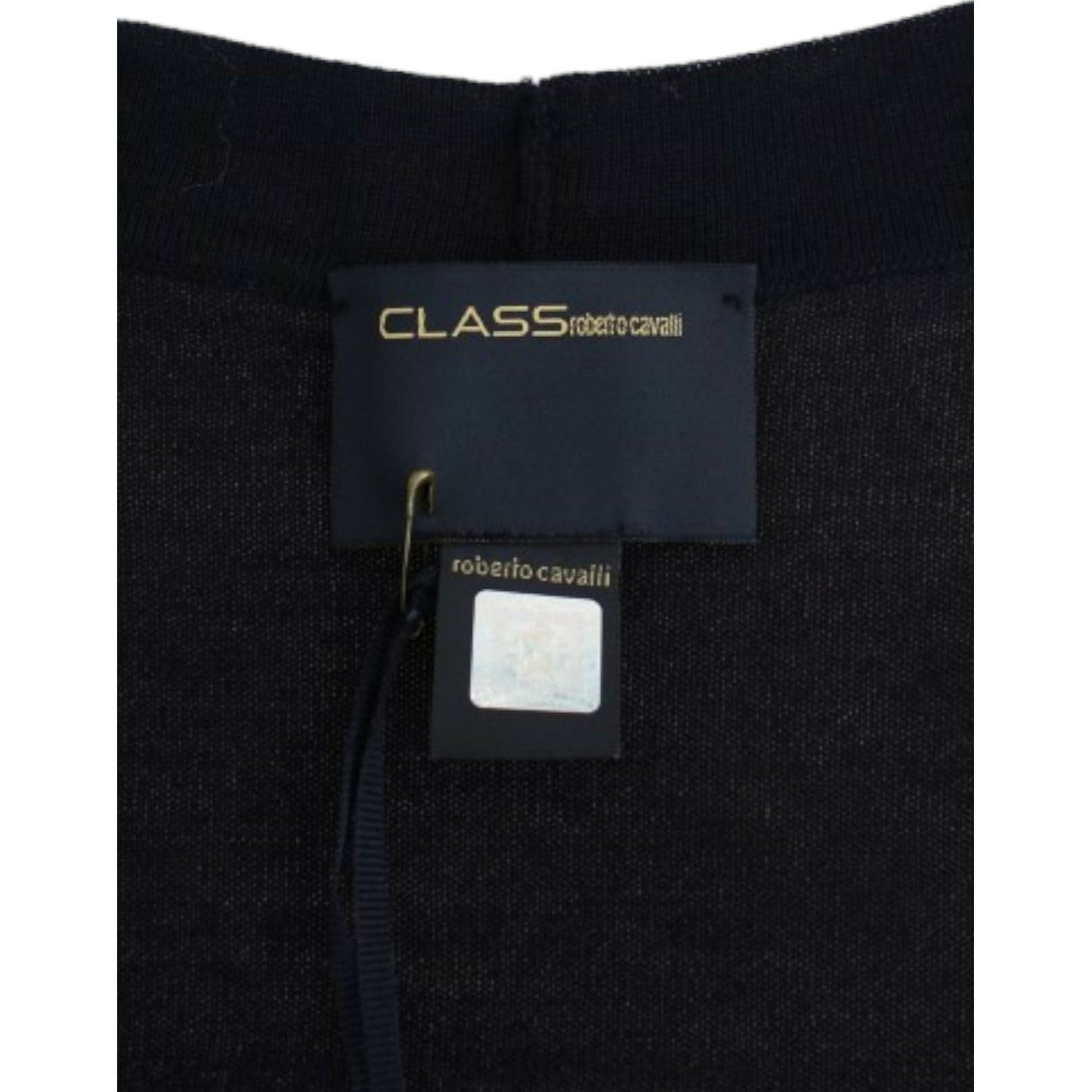 Cavalli Blue cropped wool cardigan SIG11623-2