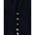 Cavalli Blue cropped wool cardigan SIG11623-2
