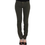 Costume National Green slim leg jeans SIG12555-1