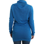 Costume National Blue knitted scoopneck sweater SIG12083-1