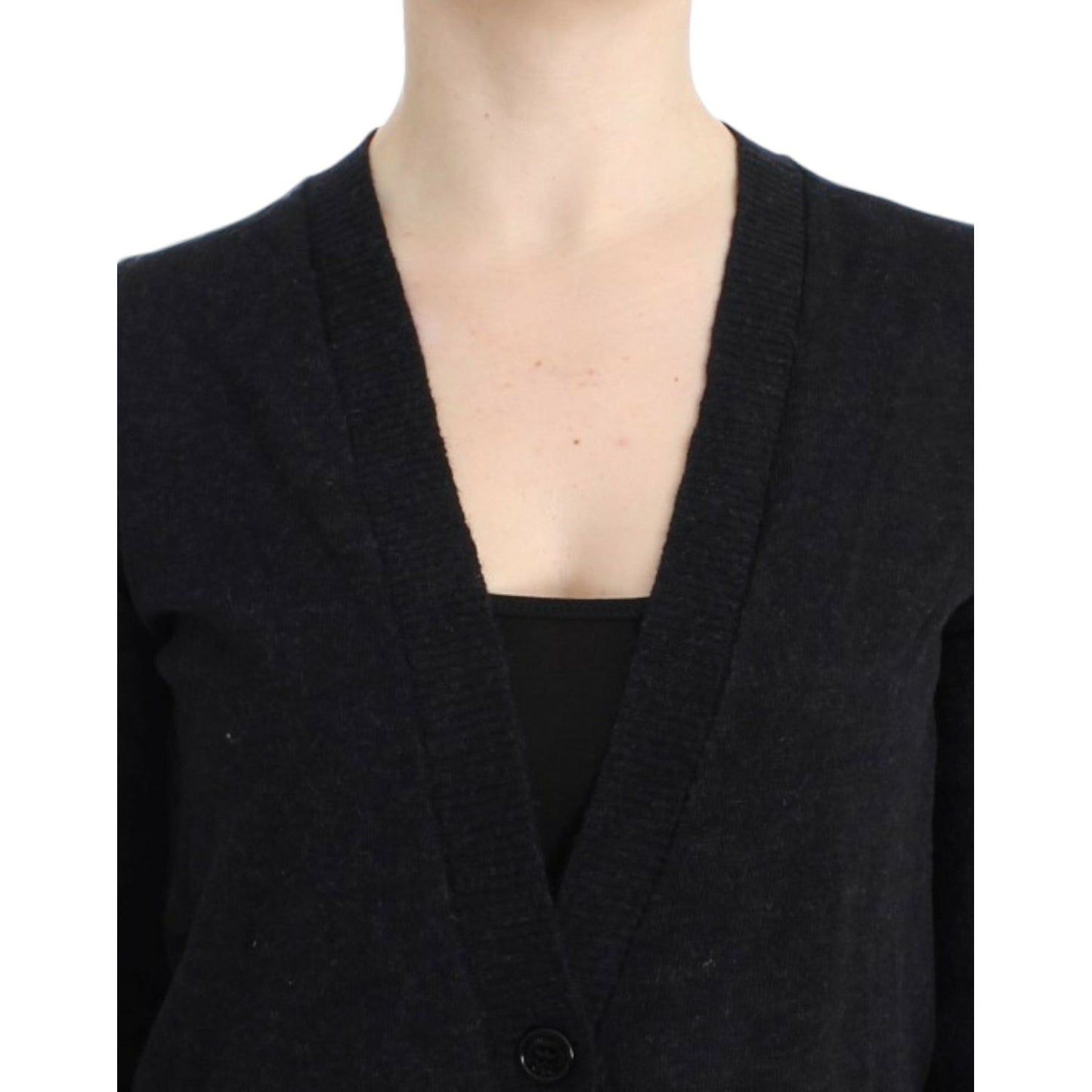 Costume National Gray wool alpaca cardigan SIG12056-1