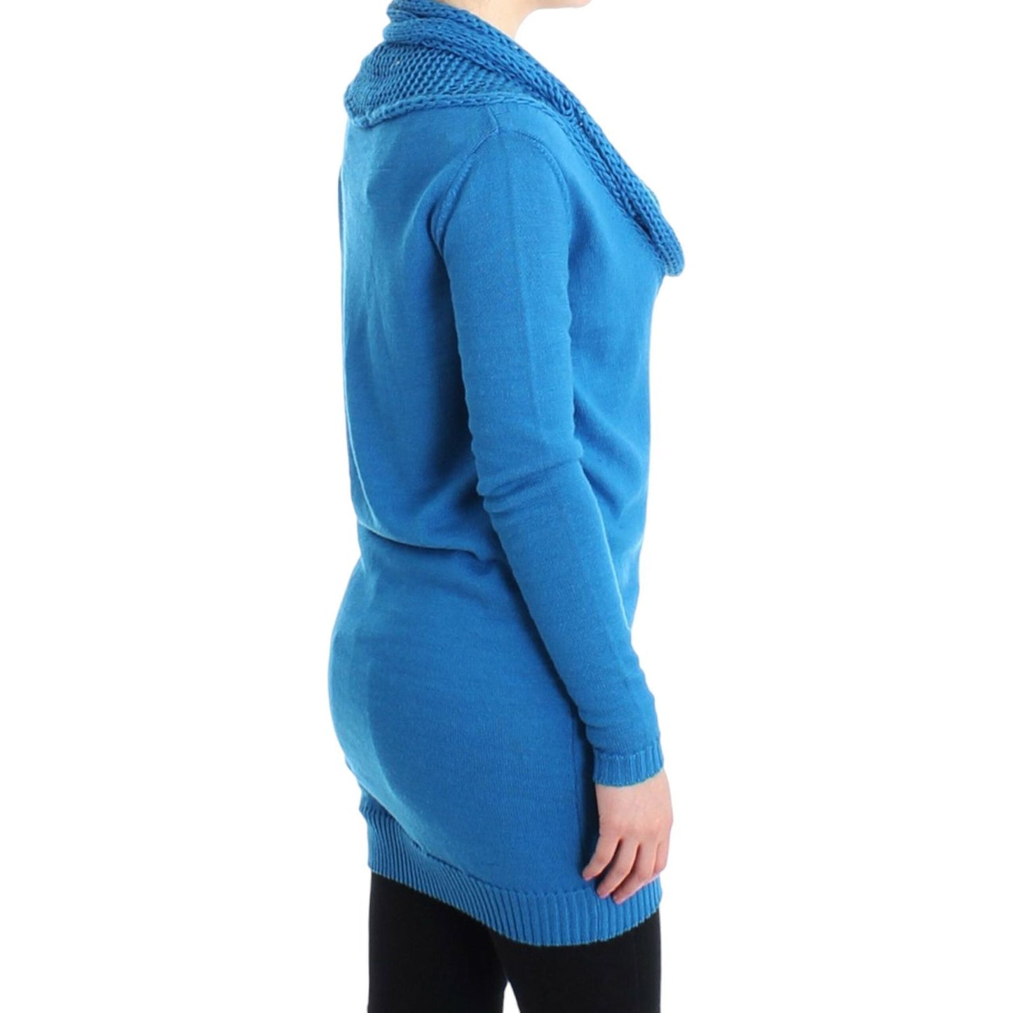 Costume National Blue scoopneck sweater SIG11549-1