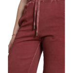 Dolce & Gabbana Maroon Cotton High Waist Sweatshorts Shorts PAN74899-40
