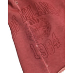 Dolce & Gabbana Maroon Cotton High Waist Sweatshorts Shorts PAN74899-40
