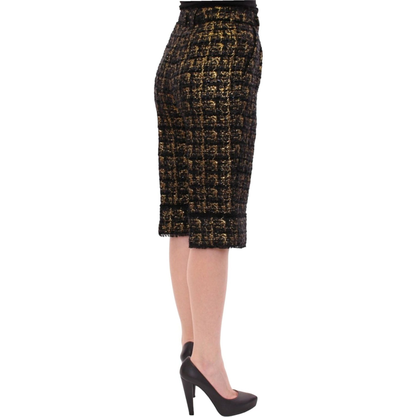 Dolce & Gabbana Black fabric shorts pants GSS10092-1