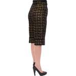 Dolce & Gabbana Black fabric shorts pants GSS10092-1