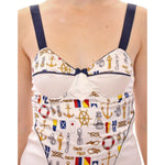 Dolce & Gabbana White sailor motive tank top MOM11633-4