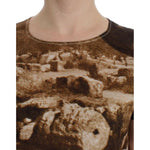 Dolce & Gabbana Brown Taormina silk blouse SIG13216-1