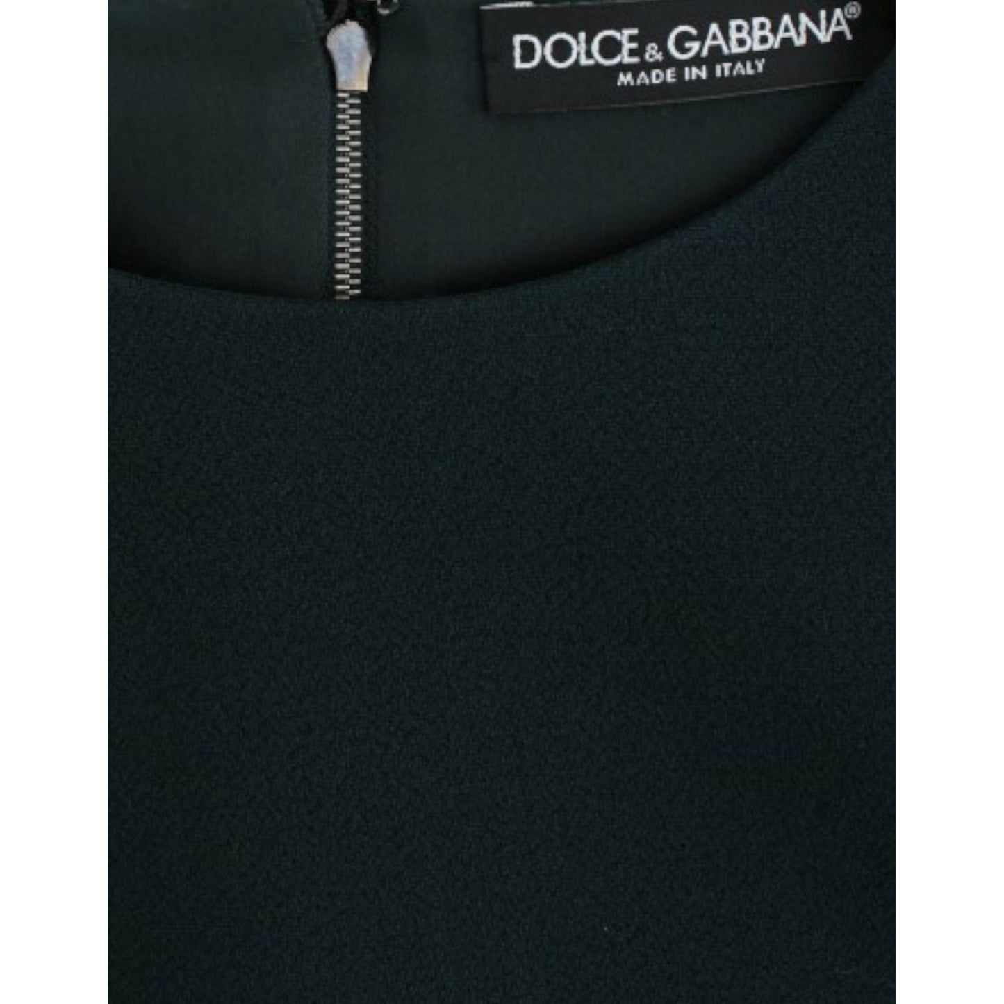 Dolce & Gabbana Green 3/4 sleeve wool blouse SIG13210-1