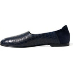 Dolce & Gabbana Blue Crocodile Leather Loafers Slip On Shoes MV5355-45