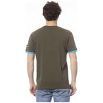 Invicta Green Cotton Men T-Shirt IN-24049-S